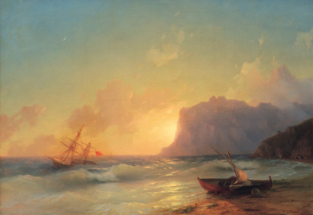 Море. Коктебель, Айвазовский, 1853