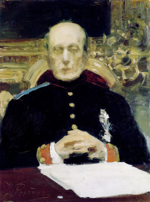Портрет К. П. Победоносцева, Репин, 1903