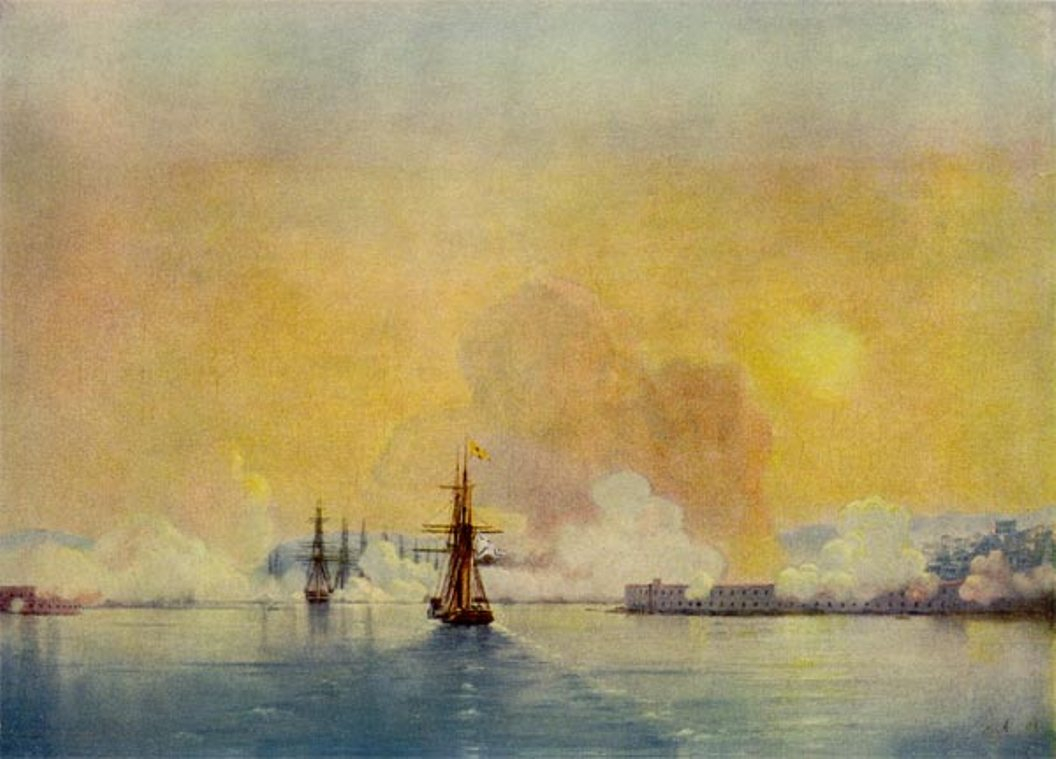 Вход в Севастопольскую бухту, Айвазовский,1852